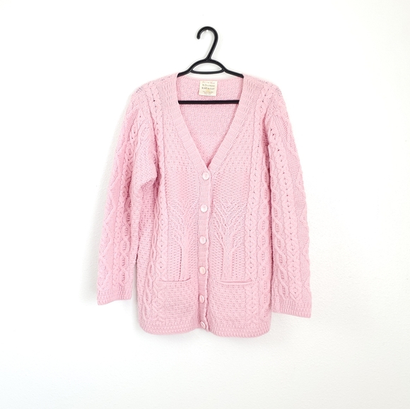 KILRONAN 100% Merino wool cardigan - Picture 2 of 13